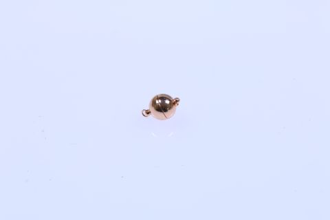 Verschluss Vollmagnet, rose gold, Kugel, Metall, 8mm