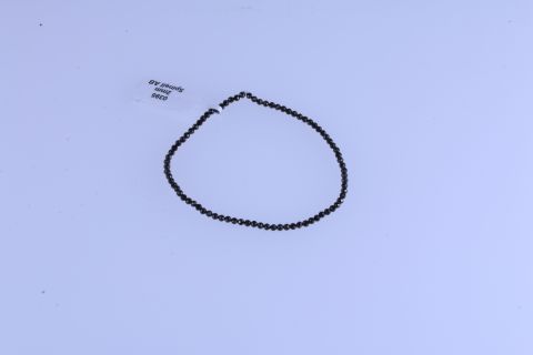 Armband Spinell, schwarz , rund facettiert,2mm, 19cm