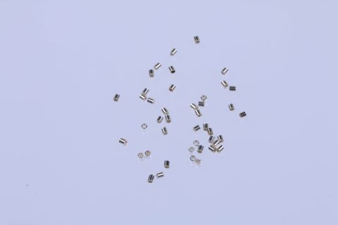 Zubehör Silber Quetschperlen ca. 200 Stück, 2,2mm, 925 Silber,